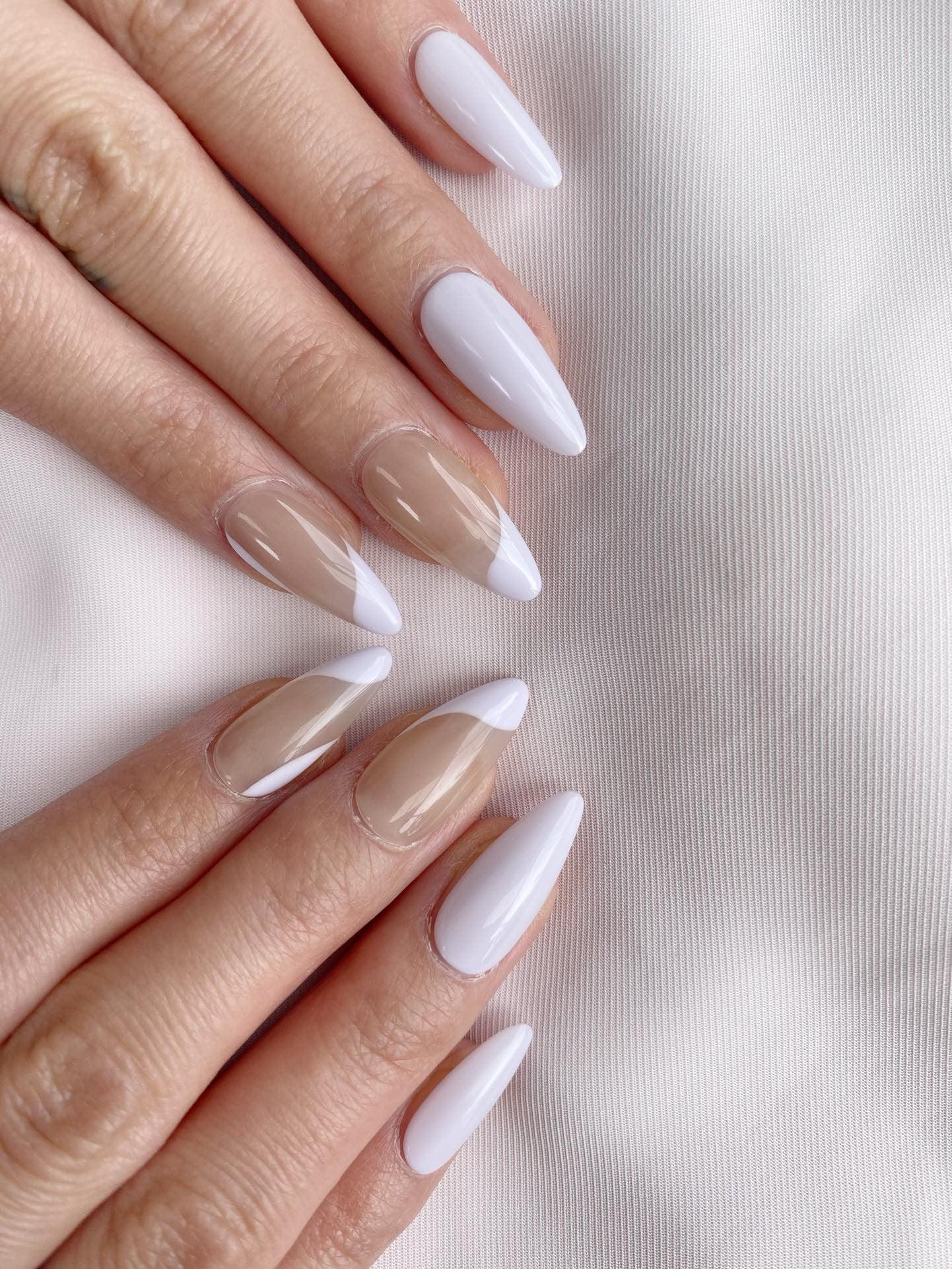 Frosted Sage - GO2NAIL  LONG STILETTO PressOnNails